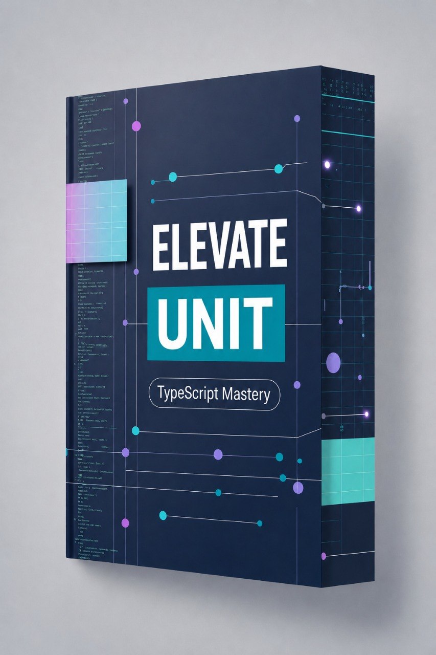 Box labeled 'Elevate Unit TypeScript Mastery' on a gray background