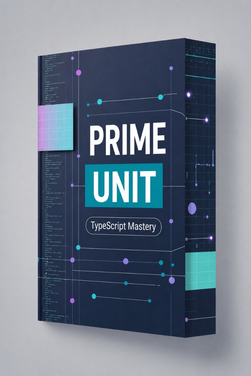Box labeled 'Prime Unit TypeScript Mastery' on a gray background