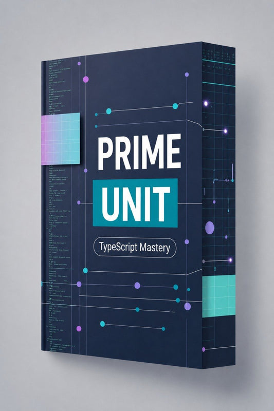 Box labeled 'Prime Unit TypeScript Mastery' on a gray background